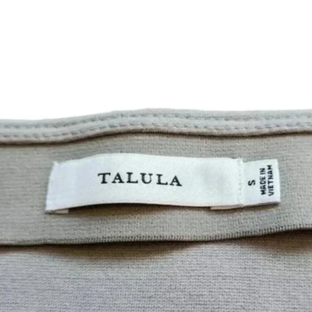 Aritzia Talula Skirt Micro Mini Fairy Y2K Small Dainty Stretch Feminine Taupe - Picture 8 of 10